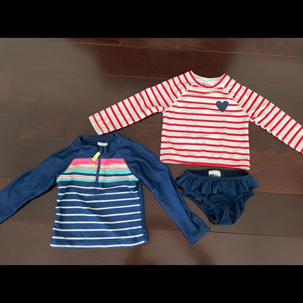 Carter’s and H&M swim set, size 3T